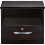 Buy Bedside Table (Finish Color – Wenge, Pre-assembled) ST05 Online