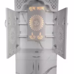 Home Temple/Pooja Mandir with led Lights for Home (Height 130cm Pre-Assembled)